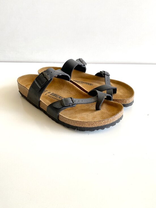 Birkenstock Unisex Mayari BF Graceful Sandals, Black, 42(EU) W11 / M9(US) main image 4